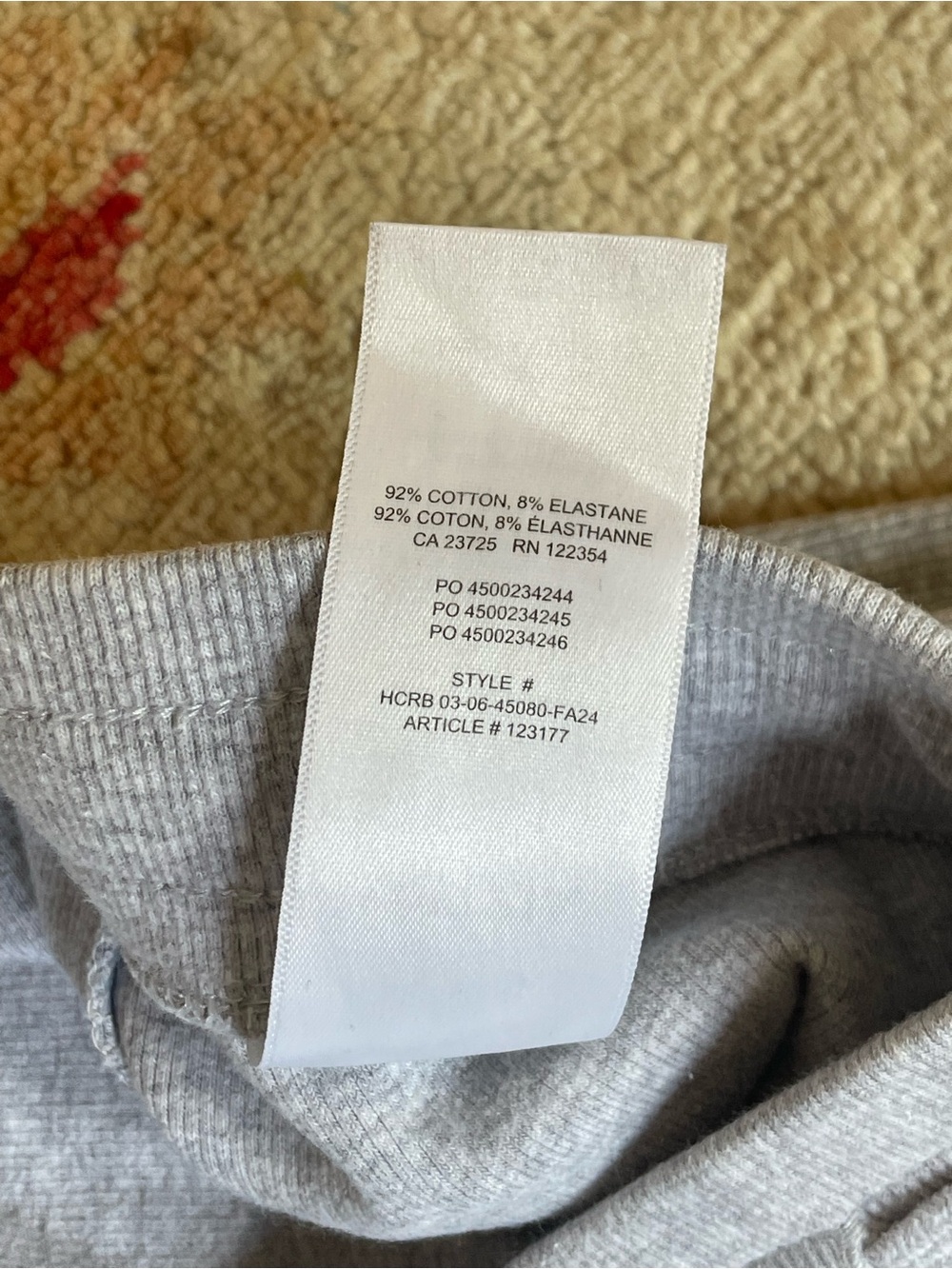 Aritzia TNA HomeStretch Wide Leg Cotton Sweatpants - Picture 4 of 6